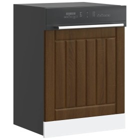 Panel para lavavajillas Lucca madera contrachapada roble marrón de , Armarios de cocina - Ref: Foro24-853904, Precio: 34,71 €...