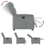 Sillón reclinable de tela gris claro de , Sillones - Ref: Foro24-4015596, Precio: 193,03 €, Descuento: %