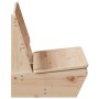 Silla de jardín madera maciza de pino 60x64x70,5 cm de , Sillas de jardín - Ref: Foro24-859307, Precio: 67,22 €, Descuento: %