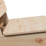 Silla de jardín madera maciza de pino 60x64x70,5 cm de , Sillas de jardín - Ref: Foro24-859307, Precio: 67,22 €, Descuento: %