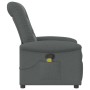 Sillón de masaje reclinable de tela gris oscuro de , Sillones - Ref: Foro24-4015627, Precio: 198,02 €, Descuento: %