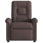 Sillón de masaje reclinable de tela marrón oscuro de , Sillones - Ref: Foro24-4015631, Precio: 205,89 €, Descuento: %
