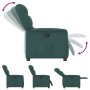 Sillón de masaje reclinable de tela verde oscuro de , Sillones - Ref: Foro24-4015612, Precio: 209,11 €, Descuento: %