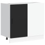 Mueble bajo para fregadero de madera de ingeniería negra de , Armarios de cocina - Ref: Foro24-854290, Precio: 77,86 €, Descu...