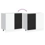 Mueble bajo para fregadero de madera de ingeniería negra de , Armarios de cocina - Ref: Foro24-854290, Precio: 77,86 €, Descu...