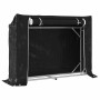 Leñero cubierta lluvia 151x40,5x110,5 cm acero galvanizado de , Bolsas y soportes de leña - Ref: Foro24-4104940, Precio: 72,9...