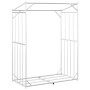 Leñero con protector de lluvia 150x80x200 cm acero galvanizado de , Bolsas y soportes de leña - Ref: Foro24-4104954, Precio: ...