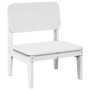 Silla de jardín madera maciza de pino blanco 60x52,5x72 cm de , Sillas de jardín - Ref: Foro24-859318, Precio: 66,54 €, Descu...