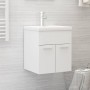 Armario para lavabo madera contrachapada blanco 41x38,5x46 cm de vidaXL, Muebles de baño - Ref: Foro24-804638, Precio: 39,34 ...