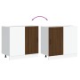 Panel para lavavajillas Lucca madera contrachapada roble marrón de , Armarios de cocina - Ref: Foro24-854315, Precio: 93,67 €...