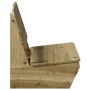 Silla de jardín madera de pino impregnada 60x64x70,5 cm de , Sillas de jardín - Ref: Foro24-859311, Precio: 76,75 €, Descuent...