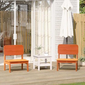 Sillas de jardín 2 uds marrón cera 60x52,5x72 cm de , Sillas de jardín - Ref: Foro24-859324, Precio: 116,85 €, Descuento: %