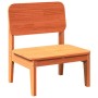 Sillas de jardín 2 uds marrón cera 60x52,5x72 cm de , Sillas de jardín - Ref: Foro24-859324, Precio: 116,85 €, Descuento: %