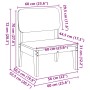 Sillas de jardín 2 uds marrón cera 60x52,5x72 cm de , Sillas de jardín - Ref: Foro24-859324, Precio: 116,85 €, Descuento: %