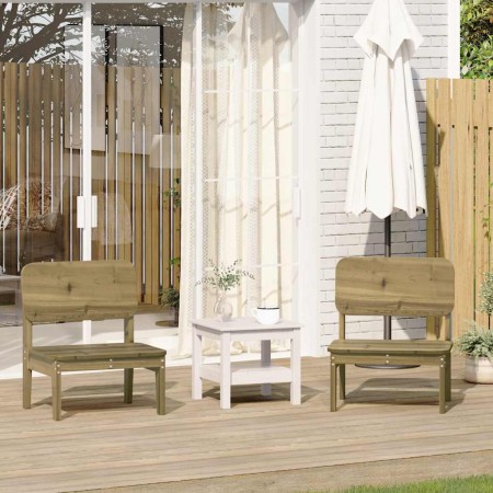 Sillas de jardín 2 uds 60x52,5x72 cm madera de pino impregnada de , Sillas de jardín - Ref: Foro24-859326, Precio: 114,96 €, ...