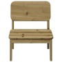 Sillas de jardín 2 uds 60x52,5x72 cm madera de pino impregnada de , Sillas de jardín - Ref: Foro24-859326, Precio: 114,96 €, ...
