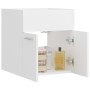 Armario para lavabo madera contrachapada blanco 41x38,5x46 cm de vidaXL, Muebles de baño - Ref: Foro24-804638, Precio: 39,34 ...