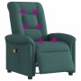 Sillón reclinable de masaje eléctrico tela verde oscuro de , Sillones - Ref: Foro24-3303250, Precio: 254,41 €, Descuento: %
