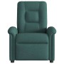Sillón reclinable de masaje eléctrico tela verde oscuro de , Sillones - Ref: Foro24-3303250, Precio: 254,41 €, Descuento: %