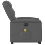 Sillón de masaje eléctrico reclinable elevable tela gris oscuro de , Sillones - Ref: Foro24-3303225, Precio: 344,80 €, Descue...