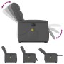 Sillón de masaje eléctrico reclinable elevable tela gris oscuro de , Sillones - Ref: Foro24-3303225, Precio: 344,80 €, Descue...