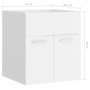Armario para lavabo madera contrachapada blanco 41x38,5x46 cm de vidaXL, Muebles de baño - Ref: Foro24-804638, Precio: 39,34 ...