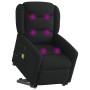 Sillón reclinable de masaje elevable tela negro de , Sillones - Ref: Foro24-3303206, Precio: 280,89 €, Descuento: %
