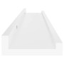 Estantes de pared 4 unidades blanco 60x9x3 cm en Estanterías | Comprar online en Foru.es