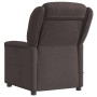 Sillón reclinable de masaje eléctrico tela marrón oscuro de , Sillones - Ref: Foro24-3303189, Precio: 253,54 €, Descuento: %