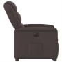Sillón eléctrico reclinable elevable de tela marrón oscuro de , Sillones - Ref: Foro24-3303219, Precio: 327,22 €, Descuento: %