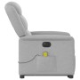 Sillón de masaje eléctrico reclinable elevable tela gris nube de , Sillones - Ref: Foro24-3303233, Precio: 339,89 €, Descuent...
