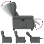 Sillón reclinable eléctrico de tela gris oscuro de , Sillones - Ref: Foro24-3303355, Precio: 251,40 €, Descuento: %
