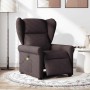 Sillón reclinable de masaje eléctrico tela marrón oscuro de , Sillones - Ref: Foro24-3303369, Precio: 255,50 €, Descuento: %