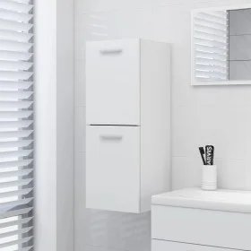 Armario de baño madera contrachapada blanco 30x30x80 cm de vidaXL, Muebles de baño - Ref: Foro24-804988, Precio: 51,78 €, Des...