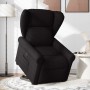 Sillón reclinable elevable tela negro de , Sillones - Ref: Foro24-3303376, Precio: 272,71 €, Descuento: %