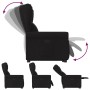 Sillón reclinable elevable tela negro de , Sillones - Ref: Foro24-3303376, Precio: 272,71 €, Descuento: %