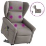 Sillón de masaje eléctrico reclinable elevable tela taupé de , Sillones - Ref: Foro24-3303411, Precio: 359,07 €, Descuento: %