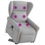 Sillón de masaje eléctrico reclinable elevable tela gris nube de , Sillones - Ref: Foro24-3303413, Precio: 345,73 €, Descuent...