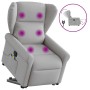Sillón de masaje eléctrico reclinable elevable tela gris nube de , Sillones - Ref: Foro24-3303413, Precio: 345,73 €, Descuent...
