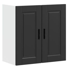 Mueble de pared de cocina Porto madera contrachapada negra de , Armarios de cocina - Ref: Foro24-854058, Precio: 66,44 €, Des...