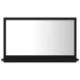 Espejo de baño madera contrachapada negro 60x10,5x37 cm de vidaXL, Tocadores de baño - Ref: Foro24-804563, Precio: 39,01 €, D...
