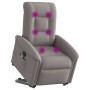 Sillón reclinable de masaje elevable tela gris taupé de , Sillones - Ref: Foro24-3303271, Precio: 282,74 €, Descuento: %