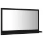 Espejo de baño madera contrachapada negro 60x10,5x37 cm de vidaXL, Tocadores de baño - Ref: Foro24-804563, Precio: 39,01 €, D...