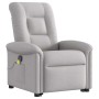 Sillón de masaje reclinable de pie de tela gris nube de , Sillones - Ref: Foro24-3303273, Precio: 301,79 €, Descuento: %