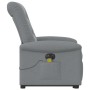 Sillón de masaje eléctrico reclinable elevable tela gris claro de , Sillones - Ref: Foro24-3303284, Precio: 325,10 €, Descuen...