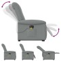 Sillón de masaje eléctrico reclinable elevable tela gris claro de , Sillones - Ref: Foro24-3303284, Precio: 325,10 €, Descuen...