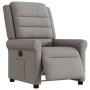 Sillón reclinable eléctrico tela gris taupé de , Sillones - Ref: Foro24-3303301, Precio: 261,90 €, Descuento: %
