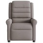 Sillón reclinable eléctrico tela gris taupé de , Sillones - Ref: Foro24-3303301, Precio: 261,90 €, Descuento: %