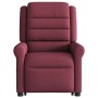 Sillón reclinable elevable tela rojo tinto de , Sillones - Ref: Foro24-3303317, Precio: 277,56 €, Descuento: %