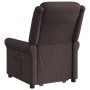 Silla de masaje reclinable de pie de tela marrón oscuro de , Sillones - Ref: Foro24-3303329, Precio: 282,64 €, Descuento: %